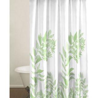 City Scene Tokyo Leaf Shower Curtain   Fabric Shower Curtains at