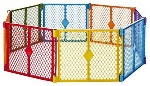 Portable Indoor Outdoor 8 Panel Safety Pet Dog Baby Toddler Play Gate Fence