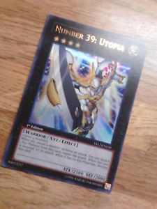 Yu Gi Oh Zexal Card Number 39 Utopia Ultra RARE Near Mint Yugioh YS12 EN039