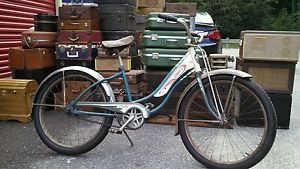 Vintage Bicycle Columbia Built Old Goodyear Tires