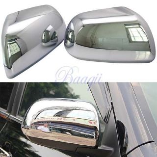 Chrome Side Mirror Cover Trim Pair Fit for Toyota Sienna 2011 2012 2013 MA313