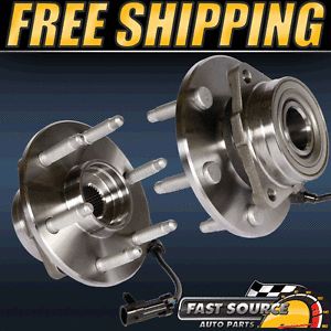 2 New Front Left Right Chevy GMC Truck Wheel Hub and Bearing Assembly Pair 4x4