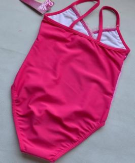 Kids Girls Barbie Princess Swimsuit Bikini Costume Tankini Swimwear Size 4 5Y