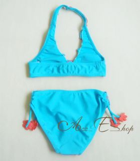 Girls Kids Princess Ariel Mermaid Swimsuit Swimming Costume Tankini Bikini 2 8Y