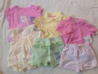 6 Piece Baby Girl Clothes Lot 3 6 Months