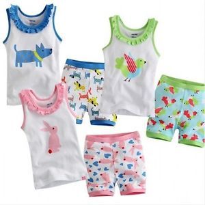 Baby Toddler Kid Boy Multi Style Summer Short Sleepwear Sleeveless Pajama SE New