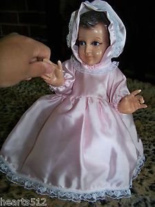 Baby Jesus Nino Dios Clothes Handmade Love 4pc Dress Set for Baby 14' Pink