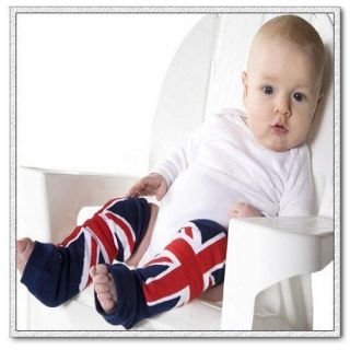 Baby Toddler Kid Leg Warmer Armwarmer Party Cover Socks 0 36M England Flag