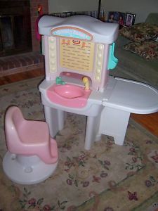 Vintage Discontinued Little Tikes Beauty Salon and Chair