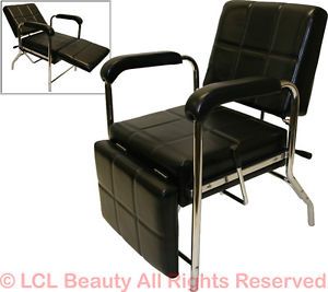 Reclining Shampoo Chair with Adjustable Leg Rest Barber Beauty Salon Equipment