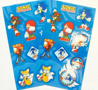 Sonic the Hedgehog Face Party Edible Cake Topper Frosting Sheet - All Sizes!