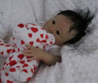 ♥ Doves Nursery ♥ Reborn Real Life Ethnic Asian Baby ♥ Rebecca B Mann Sculpt