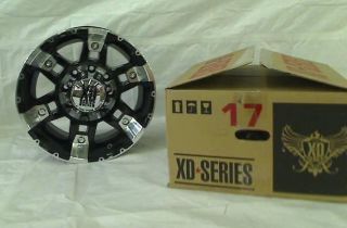XD Series Spy XD797 Gloss Black Machined Wheel 17x9" 8x165 1mm