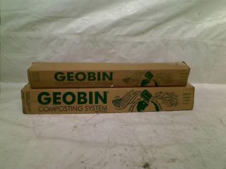 Lot of 2 Geobin Compost Bins