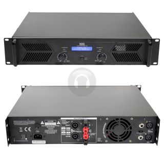 2 Channel Power Amp Amplifier 2000W DJ PA Disco System 2 Unit 19 inch Rack Size