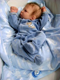 So Handsome Reborn Baby Boy Art Doll Was Charlotte Sculpt by Petra Lechner