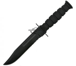 7 5" Military Tactical Combat Knife w Sheath Survival Hunting Bowie Fixed Blade