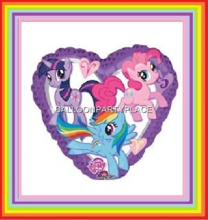 Heart My Little Pony Balloon Rainbow Dash Birthday Party Supplies Decorations