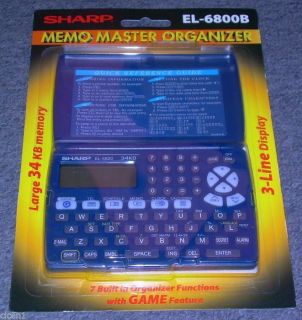 Sharp YO-480P Memo Master Electronic Organizer 256 KB