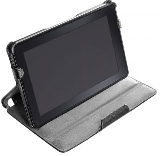  Kindle Fire Slim Black Leather Multi Stand Case Cover