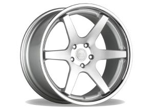 20" Ford Mustang GT Concept One CS6 6 0 Concave Silver Staggered Wheels Rims