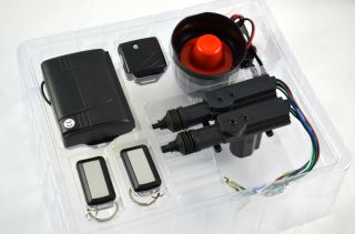 Car Alarm Immobiliser 2 Door Remote Central Locking Kit