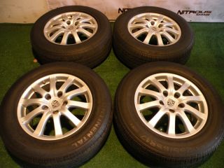 17" Factory Porsche Cayenne Wheels VW Touareg Audi Q7 Continental Tires