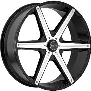 Viscera 842 26 Black Wheel / Rim 5x4.75 & 5x5 with a 18mm Offset and a 83.7 Hub Bore. Partnumber 842269064+18GB: Automotive