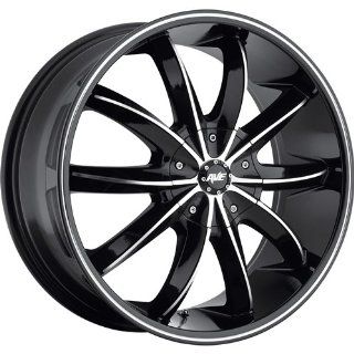 Avenue A608 18 Black Wheel / Rim 4x4.25 with a 40mm Offset and a 73 Hub Bore. Partnumber A608 1875910840B: Automotive