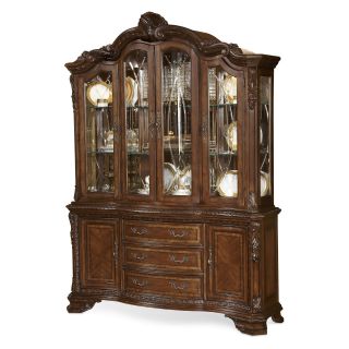 A.R.T. Furniture Old World China Cabinet   Cathedral Cherry   Dining Accent Furniture