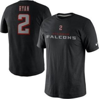 Nike Matt Ryan Atlanta Falcons Player Name And Number T Shirt   Black