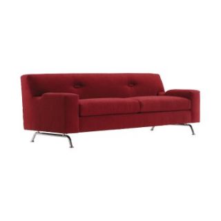 Lazar Lada Prosuede Red Fabric Sofa   Sofas