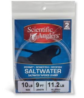 Scientific Angler Scientific Anglers Premium Leader, Saltwater 9 Two Pack