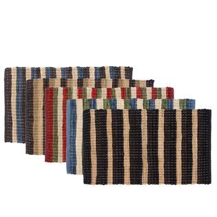 Country Living   20 in. x 34 in. Chindi Double Stripe Rug