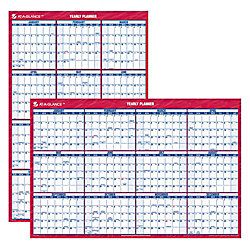 AT A GLANCE 30percent Recycled HorizontalVertical ErasableReversible Wall Planner 24 x 36  January December 2013
