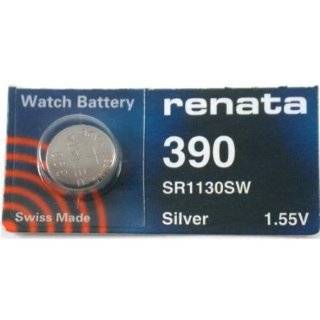 Renata Silver Oxide Watch Battery For Renata 390 Button Cell