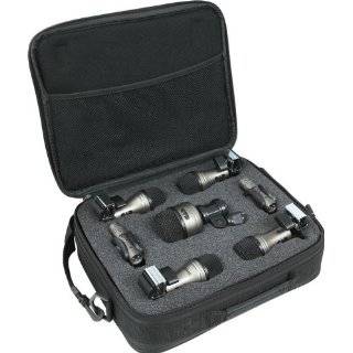  OSP DK 7 7 Piece Drum Microphone Kit with Deluxe Case 