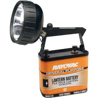 Rayovac 918 Lantern Battery, 6 Volt Screw Terminals, General Purpose
