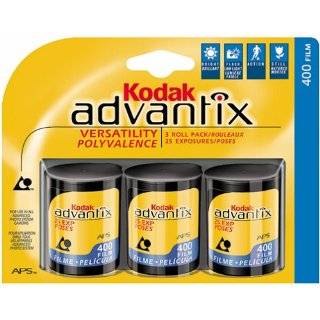 Kodak Advantix 400 Speed 25 Exposure APS Film (3 Pack)
