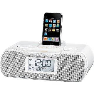   RCR 10 Black AM/FM RDS Atomic Clock Radio with iPod Dock: Electronics
