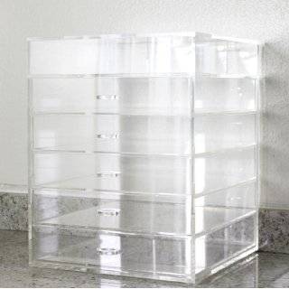 Drawers + 1 Lid Clear Acrylic Makeup Organizer Case Box Cube (Beauti 