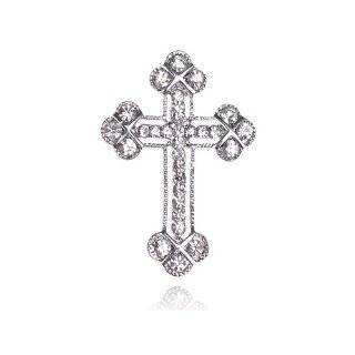  Papal Pewter Cross Lapel Pin Jewelry