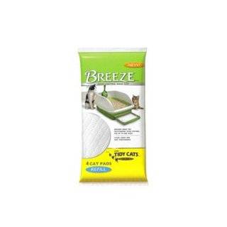 Cats Breeze Litter Pad Refill, 4 Count Cat Pads (Pack of 10) Tidy Cats 