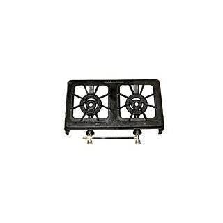    Guide Gear Double   burner Cast Iron Stove: Sports & Outdoors
