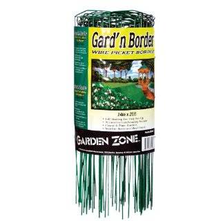   Point 381420 20 Foot x 14 Inch Gardn Border Wire Picket Fence, Green