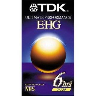 TDK 9 Pack Extra High Grade T 120 Video Tapes