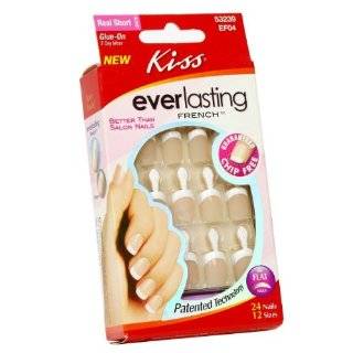 Kiss everlasting nails French real short nail kit # EF04 53239