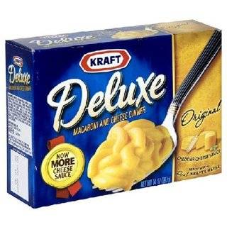Kraft Deluxe Family Size Macaroni & Cheese Dinner, 24 Ounce Boxes 