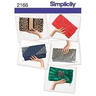  Vogue Patterns V8628 Clutch Bags, One Size Arts, Crafts 