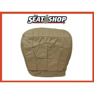   Ford F150 Lariat Bucket Med Parchment Leather Seat Cover P2 LH bottom